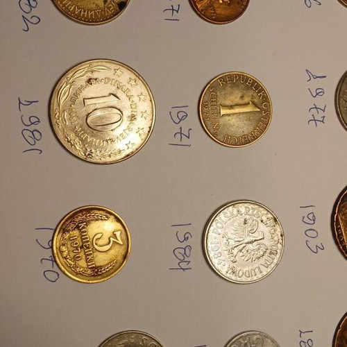 Foreign coins used, various countries, 1862-1903