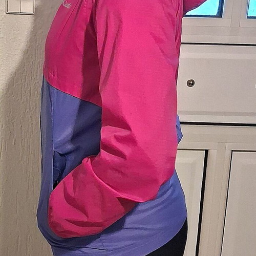 Columbia windbreaker jacket like new, size XS, pink-purple