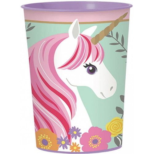 Unicorn Kids Microwave Mug New, Durable Plastic 473ml