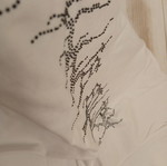 Bershka unisex small t-shirt with embossed rhinestones