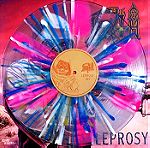  Δίσκος βινυλίου Death leprosy mint condition special pinwheel splatter limited edition