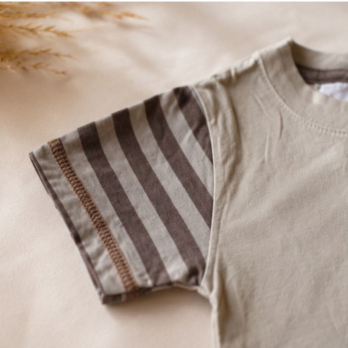 Sprider baby boy t-shirt 6 months light brown like new