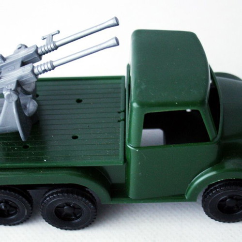 Vintage 70's Greek military truck with 17cm cannon Grecostyl new