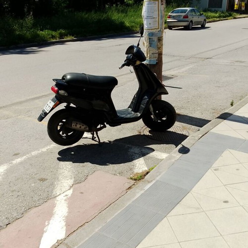 Piaggio Typhoon 50 cc used black scooter 2008