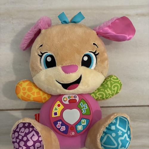 Fisher-Price Laugh & Learn Sis Smart Stages educational plush dog