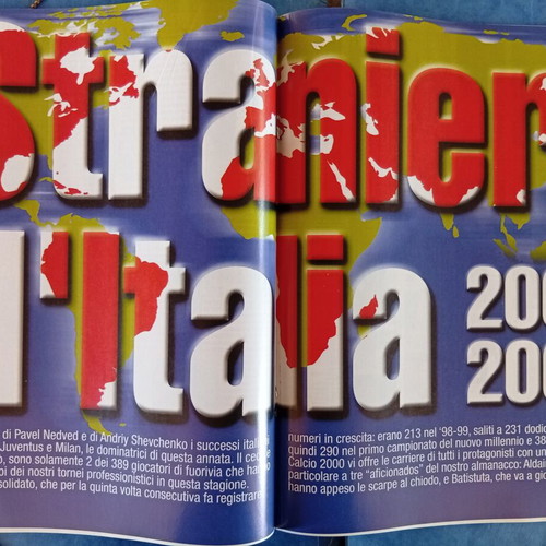 Calcio 2000 Italian Football Magazine August 2003 like new