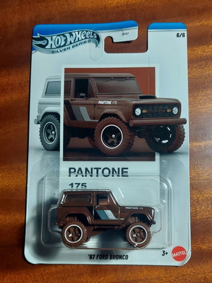 HotWheels '67 Ford Bronco Pantone 175 Chase sealed like new