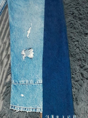 Denim pants high-waisted like new, No M collectible series, comfortable