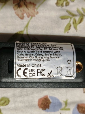Mini camera new with instructions and charging cable