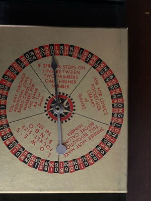 Bingo pocket game 1942 E.S Lowe Vol 522 like new