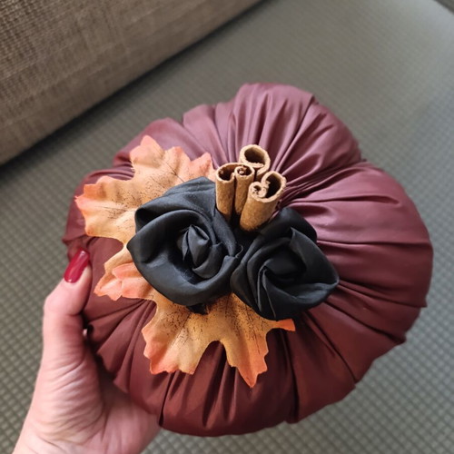 Handmade decorative pumpkin new, 20 cm diameter