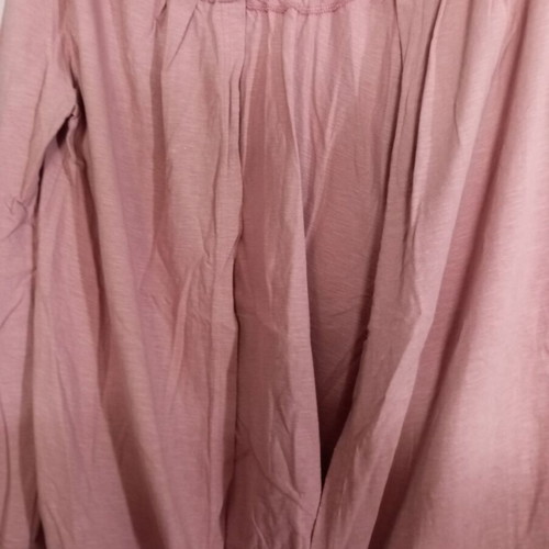 Thin spring blouse, pink apple color, size M-L