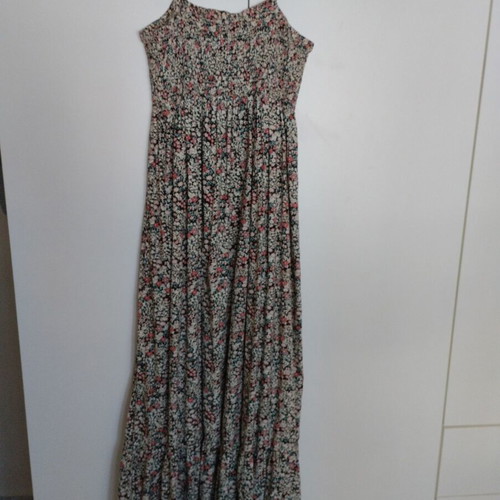 Long dress used with adjustable strap multicolor, size L