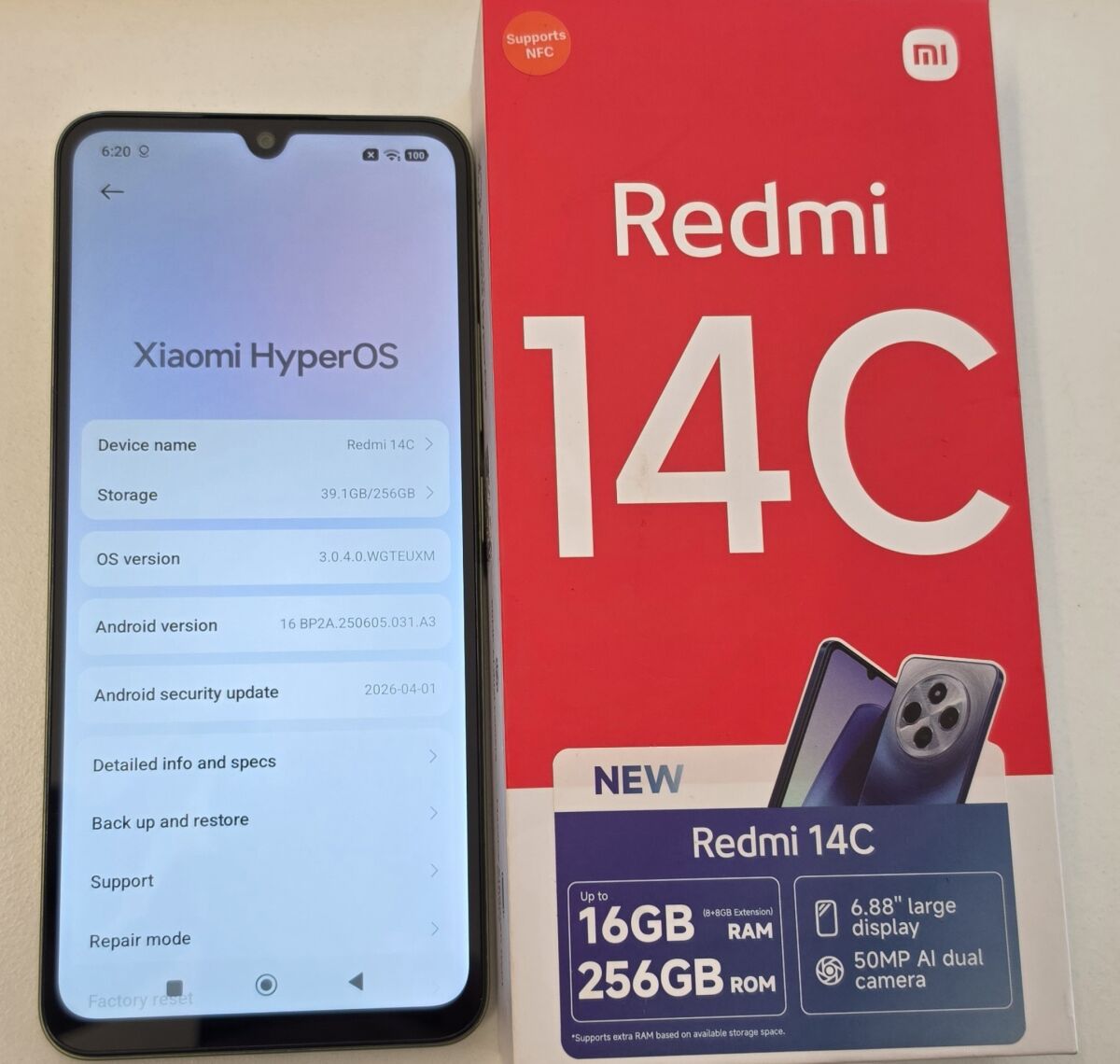 Xiaomi Redmi 14C 256GB Sage Green - € 85,00 - Vendora.cy