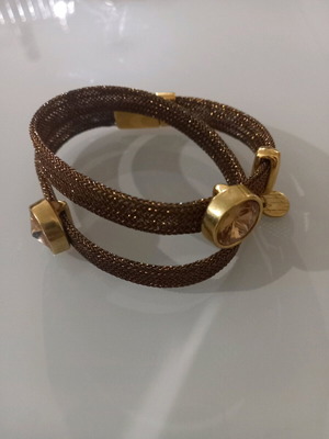 Women’s handmade double bracelet Too Little new with Swarovski crystals