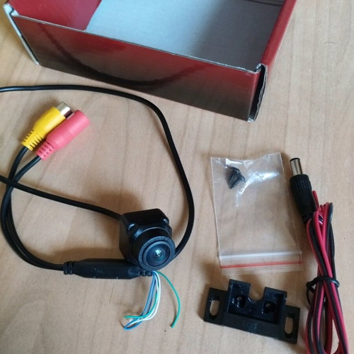Car front and rear HD dash camera with RCA cable, new