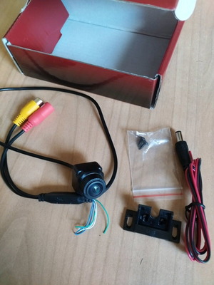 Car front and rear HD dash camera with RCA cable, new