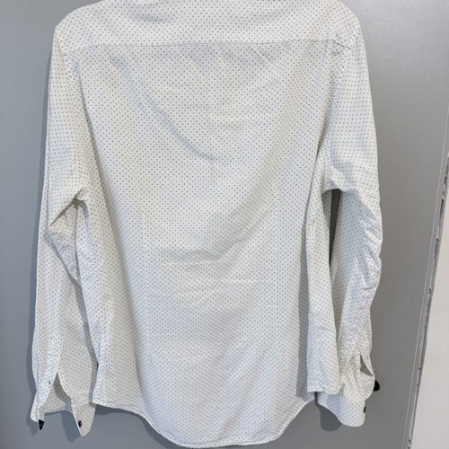 Zara men's white shirt with pattern like new, size L