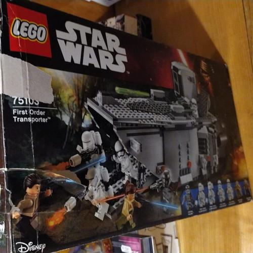 Lego 75103 First Order Transporter used, complete with minifigures