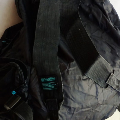 Travel Blue foldable backpack used, black, 15 liters