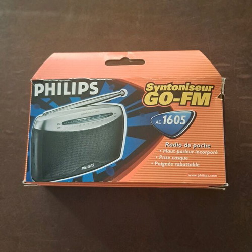 Philips AE-160 Portable Radio new, analog FM/MW/LW