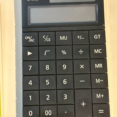 Calculators used, pack of 2, 12 digits Casio and Q-Connect