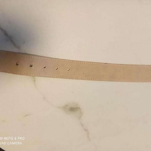 Azade silver leather belt like new