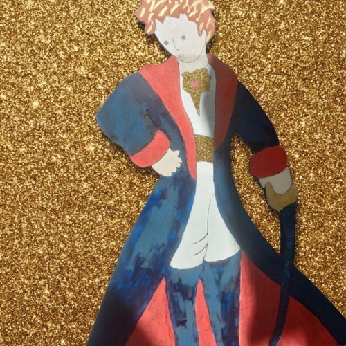 Handmade Little Prince foam board figure, 86cm, party decoration