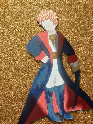 Handmade Little Prince foam board figure, 86cm, decorative