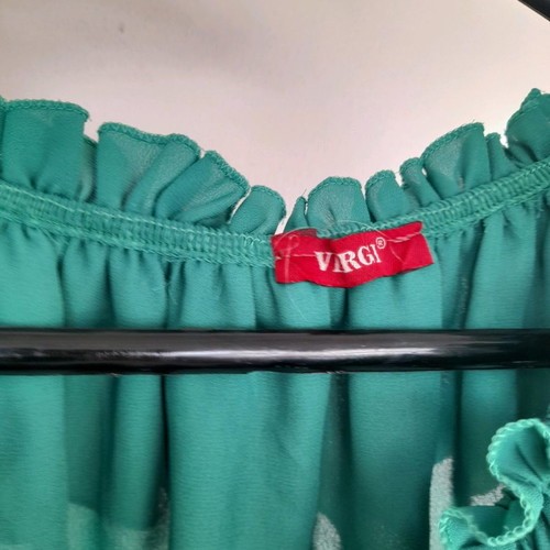 Vergi blouse new, green, one size