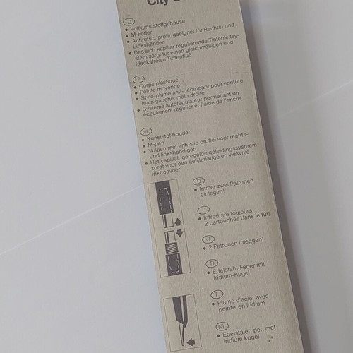 Herlitz City Color fountain pen from West Germany new