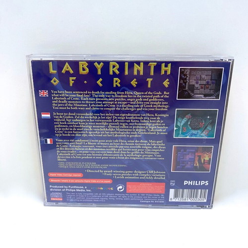 Labyrinth of Crete Philips CDi used, complete package