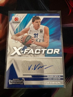 2025-26 Panini Contenders Euroleague Victor Khryapa X-Factor Auto /99