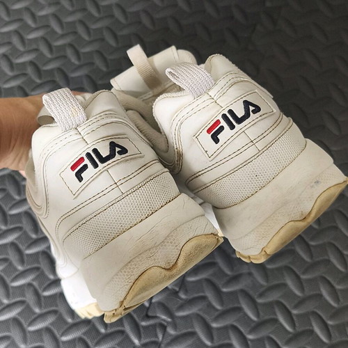 Fila Disruptor Low sneakers used, white, EU 39