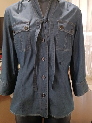Women's dark blue denim shirt Henry Cotton's S like new