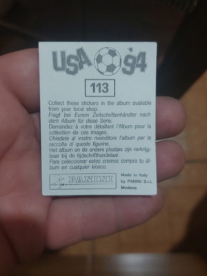 Αυτοκόλλητο Victor Onopko USA94 Panini