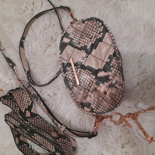 Aldo shoulder bag like new, colorful with belt