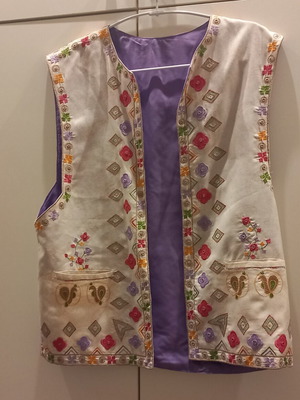 Ινδικό γιλέκο size Large/XL καινούργιο, πολύχρωμο