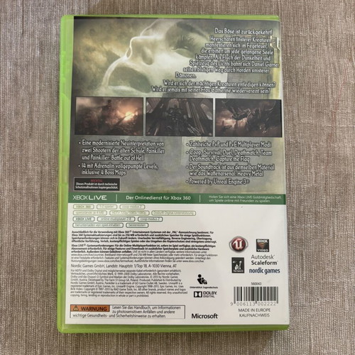 Painkiller Hell & Damnation Xbox 360 game used, complete