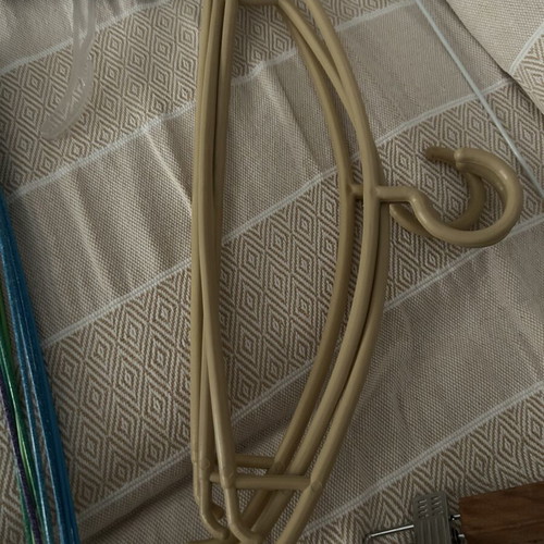 Plastic hangers like new