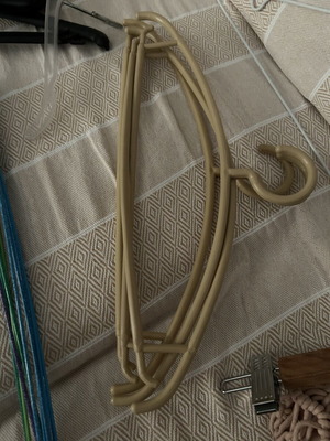 Plastic hangers like new