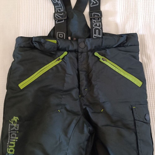 Orchestra ski and snowboard pants with adjustable suspenders, size 10 years / 140 cm