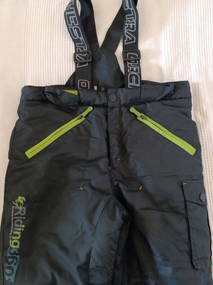 Orchestra ski and snowboard pants with adjustable suspenders, size 10 years / 140 cm
