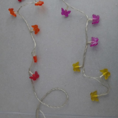 Butterfly Decorative String Lights like new, 1.5 meters