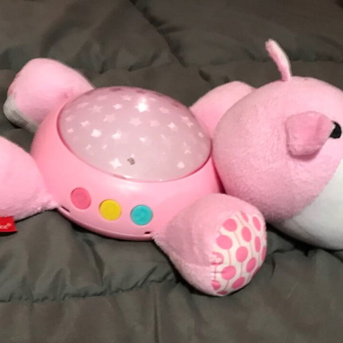 Fisher Price Sleep Toy Hippo Fabric Projector with Music like new