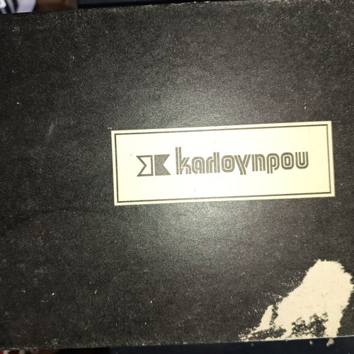 Kalogiropou ballerina shoes like new, black and blue, size 38-38.5