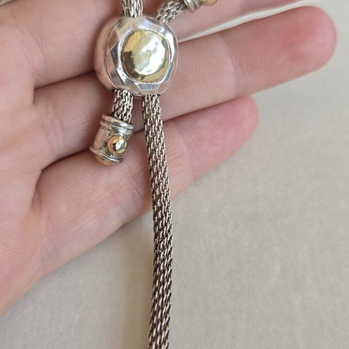 Silver 925 and Gold 585 Bracelet