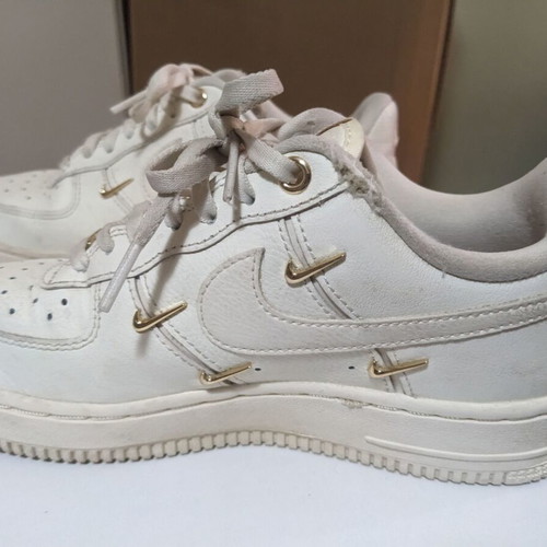 Nike Air Force 1 '07 LX women's sneakers, sail metallic gold, size 36
