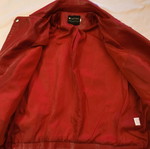 Κατακόκκινο biker jacket σαν καινούργιο, μέγεθος S/M