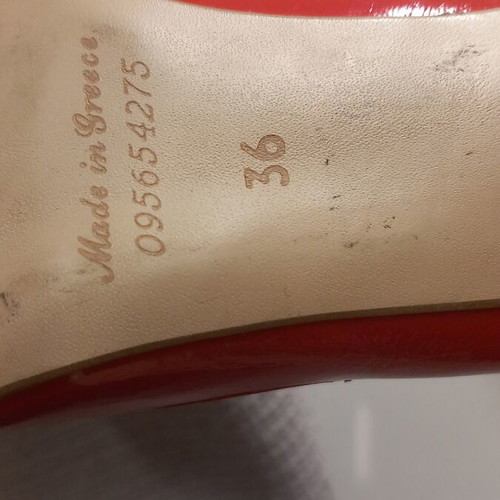 Sante shoes red pumps size 36 used